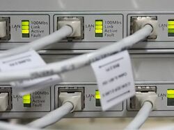 HUB LAN Stock Footage