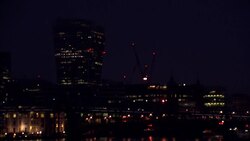 London city skyline at dawn News Clip