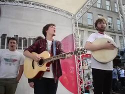 Royal Mile During Edinburgh Fringe Festival Stock Footage