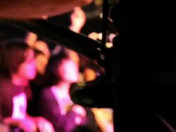 Rock band on stage. Selective focus. Stock Footage