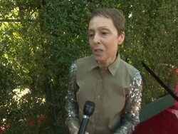 INTERVIEW: Gail Abarbanel on what the afternoon represents for Stuart House and the Rape Treatment Center Stock Footage