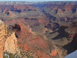 Grand Canyon National Park south rim Stock Footage