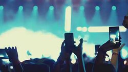 Concert crowd partying. Stock Footage