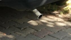 Exhaust Pipe LPG Stock Footage