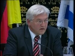 German FM meets Israeli foreign minister Tzipi Livni, Olmert on conference News Clip