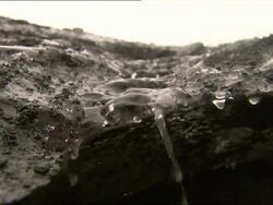 Evidence of Global Warming in Iceland Stock Footage