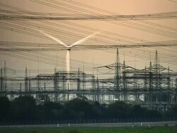 PAL:  Electricity supply Stock Footage