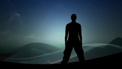 Tai chi - Mountain views Stock Footage