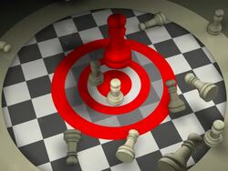 Aggressive Leadership Concept, Chess, Checkmate, Teamwork Stock Footage
