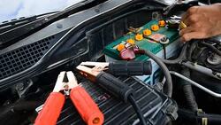 Booster Battery Stock Footage