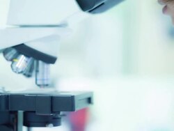 Scientist and bio lab experiment Stock Footage