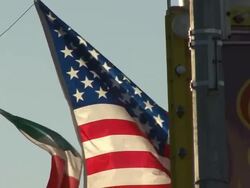 National Flag of America Stock Footage