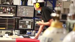 System control room monitoring Stock Footage