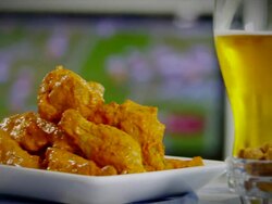 BUFFALO CHICKEN WINGS Stock Footage