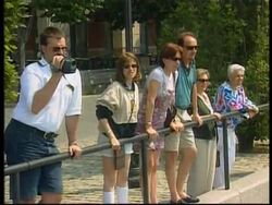 USA - Surfers celebrate cleanup News Clip