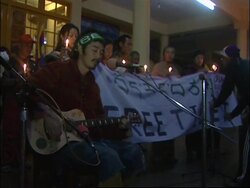 Japanese group sings for Tibet freedom News Clip