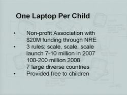 Nicholas Negroponte: One Laptop per Child Instructional Video