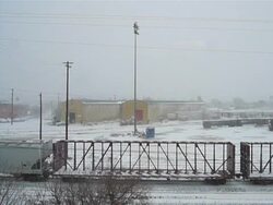 Winter Stockyard Stock Footage