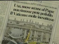 The Vatican was left reeling once again from news reports on delays on the part of the church hierarchy in defrocking a pedophile priest. This time the reports included a copy of a document signed by then Cardinal Joseph Ratzinger. News Clip