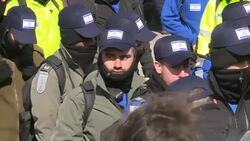 CLEAN : Israel police prepares for eviction of wildcat West Bank outpost News Clip