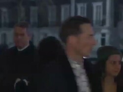 Dan Gillespie Sells at David Bowie Is... Exhibition VIP Private Viewing at Victoria & Albert Museum on March 20, 2013 in London, England. Stock Footage