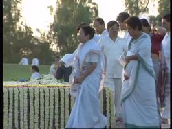 India -50th Anniversary Of Rajiv Ghandi's Birth News Clip