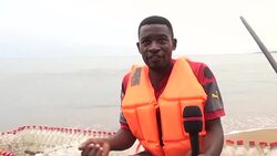 CLEAN : Cameroonian fashions canoes from recycled plastic bottles News Clip