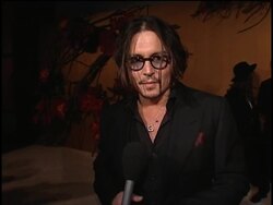UPDATE Tim Burton exhibit opens in New York, Johnny Depp attends News Clip