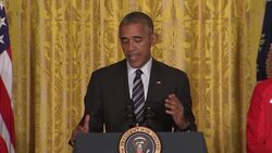 Obama Celebrates America's Firsts with Olympians Instructional Video
