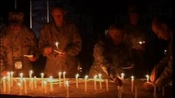 US Army holds candlelight vigil, singing, personal accounts of 9/11 News Clip