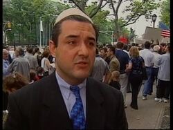 USA: NEW YORK: ALBANIAN KOSOVARS STAGE DEMONSTRATION News Clip