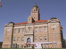 Saunders County Courthouse Stock Footage