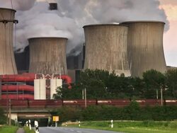 PAL: big power plant Stock Footage