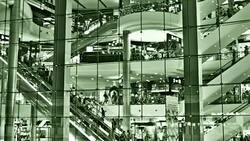 Shopping mall in Bangkok Stock Footage