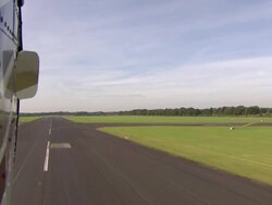 Aircraft take off, Point of view shot, part I Stock Footage