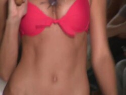 Models walk the runway during the L*Space by Monica swimwear 2012 show Stock Footage