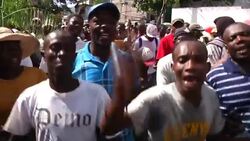 HUNDREDS PROTEST HAITI GOVERNMENT PLAN TO DEMOLISH HOMES Instructional Video