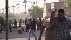 CLEAN : Iraq bomb hits private security convoy News Clip
