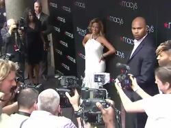 Beyonce Knowles at the Beyonce Debuts Her Newest Fragrance, Beyonce Pulse, at Macy's Herald Square Stock Footage