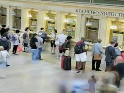 TIME LAPSE, Grand Hall of Grand Central Terminal Stock Footage