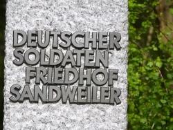 CU Shot of American war cemetery and memorial / Sandweiler, Luxembourg Stock Footage