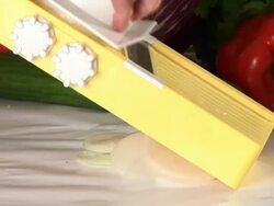 HD: Slicing Onion Stock Footage