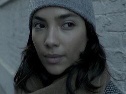 Young woman in New York City Stock Footage