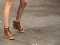 Models on the runway at Buenos Aires Fashion Week on February 25, 2011, in Buenos Aires, Argentina. (Footage by Meche Marmol/LatinContent/Getty Images) Stock Footage