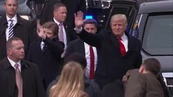 Trump Embraces Tradition, Protesters Clash News Clip