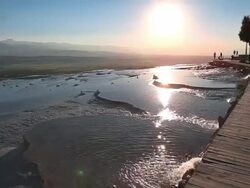 HD: Cotton Castle 'Pamukkale' Stock Footage