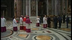 Grave of Pope Innocenzo moved to make way for reburial of John Paul II News Clip