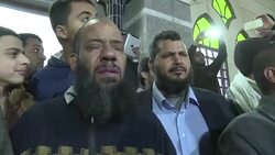 CLEAN : Blind sheikh buried in Egypt after dying in US jail News Clip