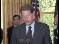 USA: PRESIDENT CLINTON URGES STRONGER ANTI TERRORISM MEASURES News Clip