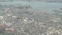 CLEAN: Aerial views of devastation in Sendai and nearby towns News Clip